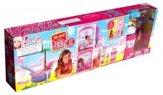New Barbie Ultimate Beach House Party Big Vacation Set Dollhouse Pool 