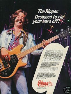 1974 GIBSON Ripper Bass Designed to Rip Your Ears Off Original 