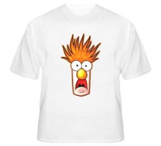 New Beaker Muppets Meep White T Shirt