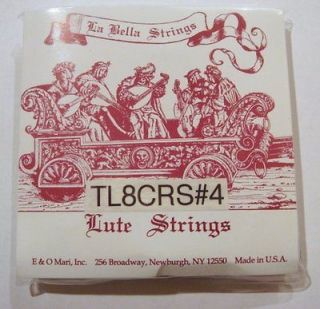 LA BELLA TL 8CRS #4 Tenor Lute 8 Course Strings Set