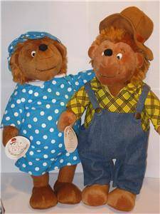 The Berenstain Bears   Papa Bear & Mamma Bear Doll