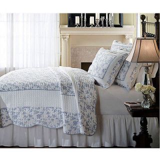 blue toile bedding in Bedding