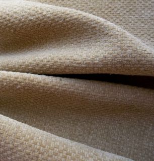 100% Cotton Beige Chenille Upholstery Woven In Italy Fabric For Summer 