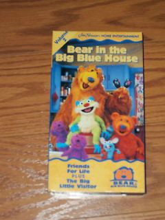 Bear in the Big Blue House VHS Video Vol 2 Friends for Life Big Little 
