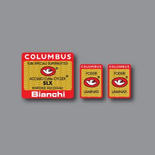 0083 Columbus SLX Bianchi Bicycle Frame and Fork Stickers   Decals