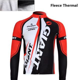   bicycle bike outdoor Thermal Fleece long sleeves Jersey Size M  XXL