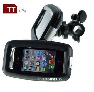   Protection Waterproof Hard Case for iPhone 4 4S 3 3GS with Bike Mount