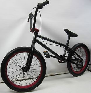 Eastern Bikes Boss BMX Bike (Matte Black with Red, 20 Inch)