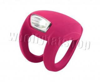   STROBE Front Magenta LED Mountain Hybrid Road Bicycle Scooter Light