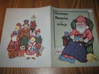 Vintage 1985 CHRISTMAS MEMORIES Cross Stitch Pattern Leaflet Book