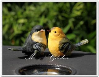 Pair of Resin Birds Home Yard & Garden Decor Products & Gifts