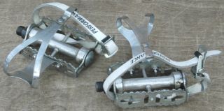   French Atom Rattrap Road Bike Pedals Christophe Cages Peugeot Bicycle