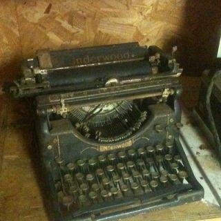 Antique / Vintage Underwood # 5 Typerwriter In Very Good Condition