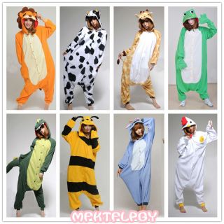 NEW!Kigurumi Pajamas/ Pikachu/Cow/Giraffe Cosplay Anime Costume/Fancy 
