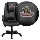   Golden Bears NCAA Embroidered Black Leather Executive Office Chair