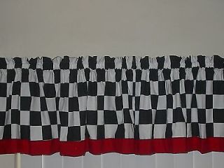 black and white checkered curtains in Curtains, Drapes & Valances 