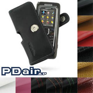 Leather Pouch P01 Case for Nokia E90 Communicator W/Clip by PDair