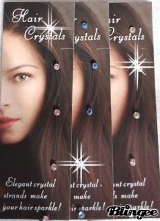 Crystal Hair Bling Magnetic Extension Gem Jewelry Strands for Weddings 