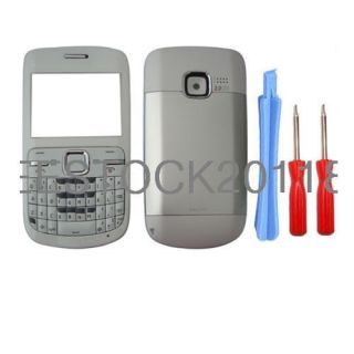Nokia C3 C3 00 Fascia Full Housing Case Cover Faceplate Keypad Bezel 