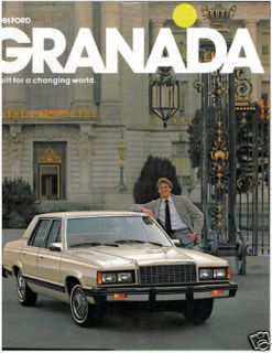 1981 FORD GRANADA SALES BROCHURE BOOK CATALOG