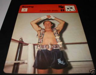 lonsdale belts   Boxing Collector card