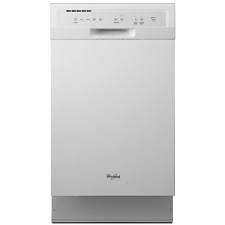 Whirlpool WDF518SAAW 18 Built In Dishwasher White Energy Star Rated