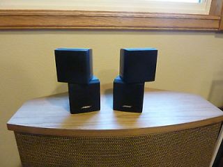 BOSE ACOUSTIMASS LIFESTYLE DOUBLE CUBE SPEAKERS 10/15/16 .VERY 
