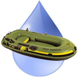   Fish Hunter 250   Heavy Duty 2 Persons Inflatable Boat + PACKAGE DEALS