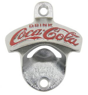   Coke Wall Mount Stationary Bottle Opener by TableCraft, BRAND NEW