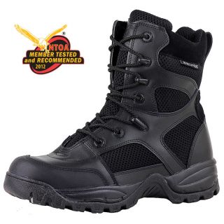 MENS BLACK POLICE DUTY TACTICAL SWAT COMBAT MILITARY BOOT   T3180