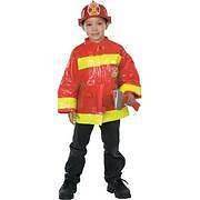 NWT Boys Red or Black Fireman Firefighter Child Halloween Costume OSFM 