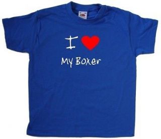 Love Heart My Boxer Kids Sweatshirt