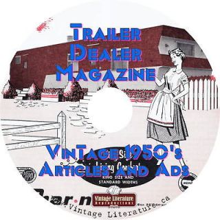 Mobile Home Dealer Magazines {Vintage Trailer Ads} DVD {STOCKING 