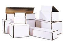 50   9x4x3 White Corrugated Shipping Mailer Packing Box Boxes
