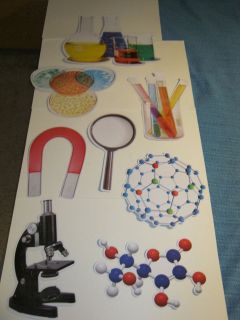 School Teaching Supplies Giant Science Lab Cutouts Accents Set New 