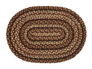 New from IHF In the Woods/Jute Braided Oval Area/Accent Rug/Various 
