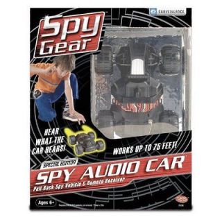 NEW Spy Gear Secret Agent RC Audio Car Listening Device