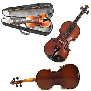   Quality New Helmke Left Hand 1/4 Size Violin Set w/Case, Bow, & Rosin