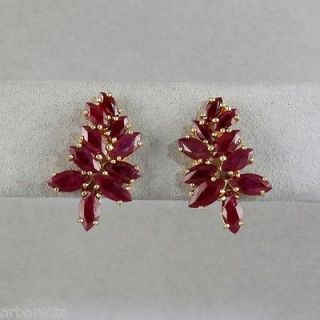burmese ruby earrings in Jewelry & Watches