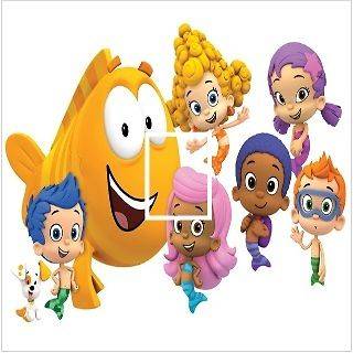 BUBBLE GUPPIES VINYL WALL LIGHT SWITCH STICKER / COVER #83