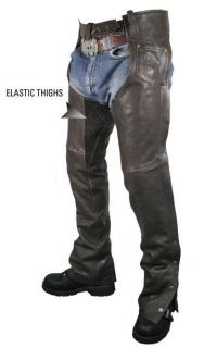 mens brown leather chaps in  Motors