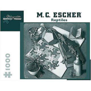 MC Escher Reptiles Jigsaw Puzzle   1000 Piece
