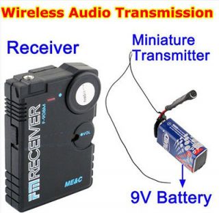 New Wireless Bug Covert RF FM Audio Spy Listening Device Easy 