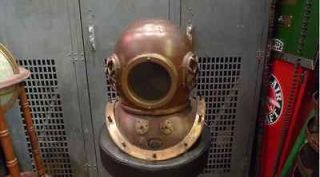 Antique vintage diver diving helmet rare KOREA