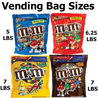 Chocolate Bulk Vending Machine Candy Bags, American Sweets
