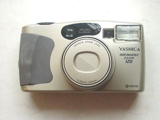 Yashica Microtec Zoom 120 35mm Film Camera w/Built in Flash