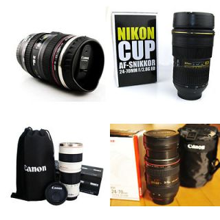 Nikon Canon 24 105 mm 70 200 24 70 Lens Coffee Mug Cup Zoomable 