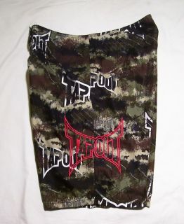 TAPOUT ★ Mens CAMOUFLAGE Work out / Board Shorts ★ Size 34 