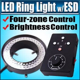 Ring Light 62mm 72 LED Microscope Camera Illuminator Flash Lens