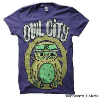 Licensed Owl City Geek Adult Shirt XS 2XL